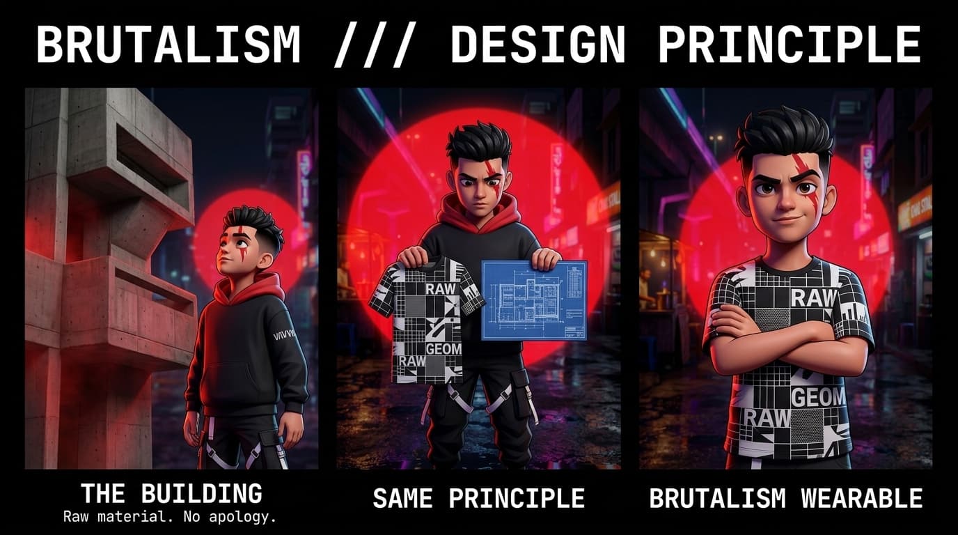5 Key Architectural Principles of Brutalist Streetwear Design