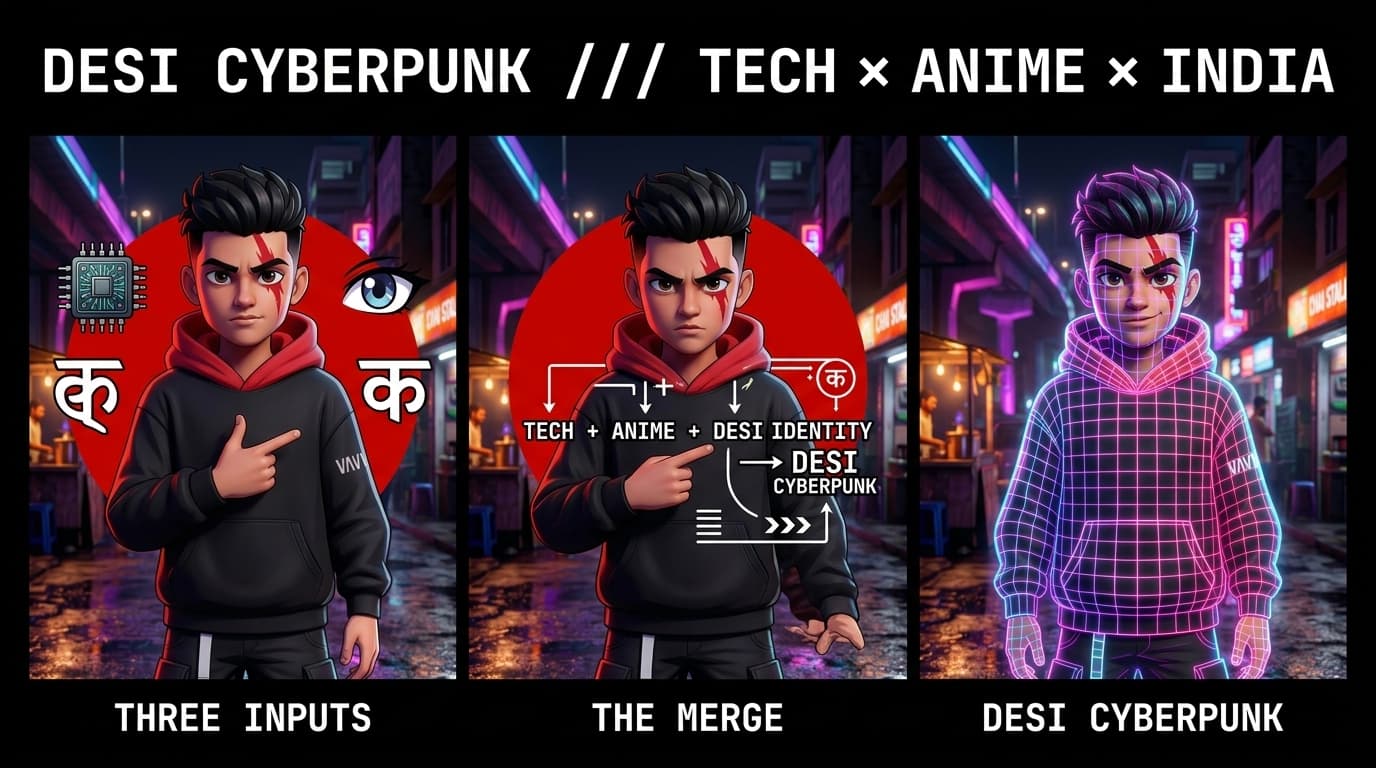 The Rise of Desi-Cyberpunk — How Anime and Tech Culture Created a New Indian Aesthetic