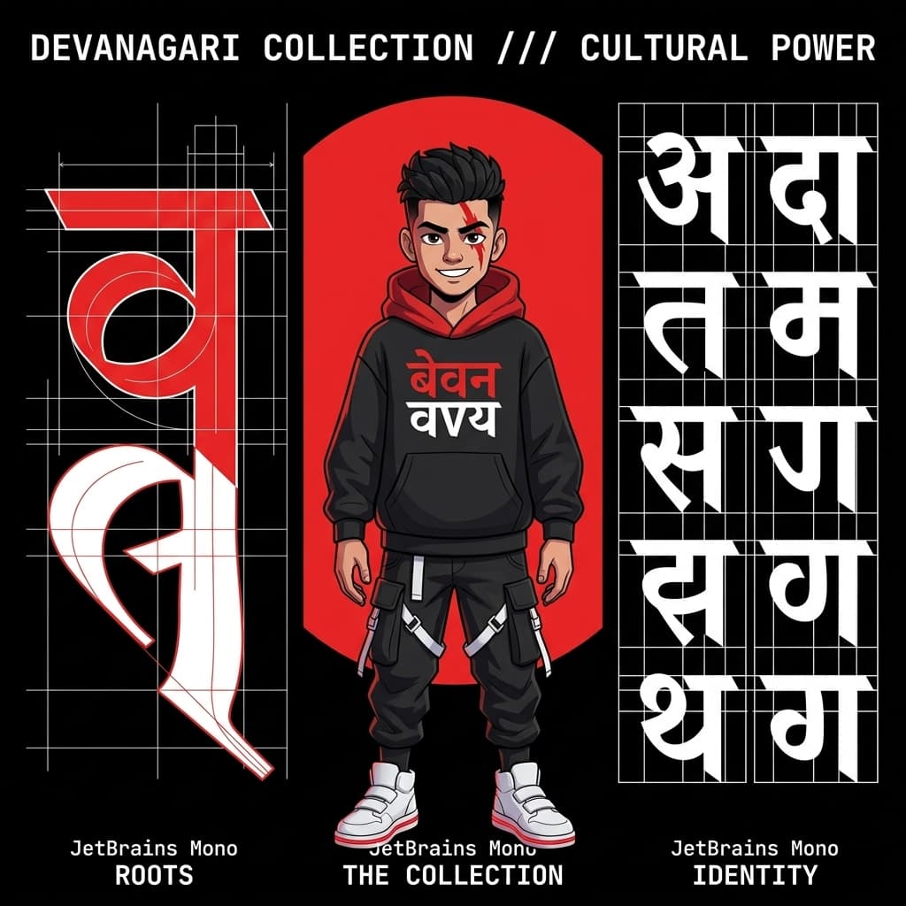 DEVANAGARI POWER — The Design Language Behind the Collection