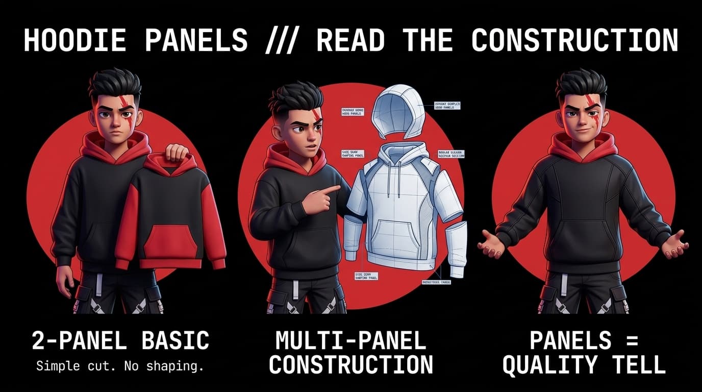 Panel Construction Complexity: Deconstructing 8-Panel vs 12-Panel Streetwear Hoodies