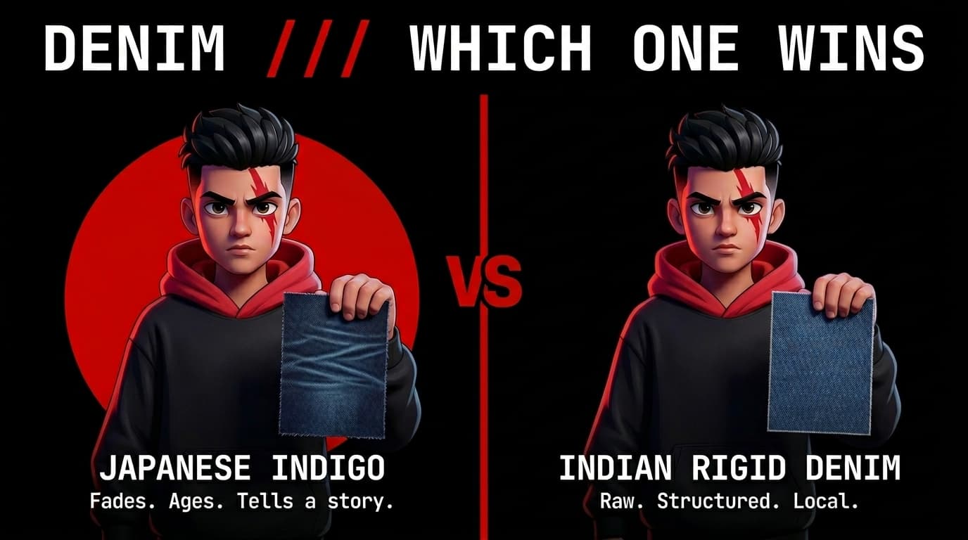 Japanese Indigo Raw Denim vs. Indian Rigid Denim: Is the Premium Worth It?