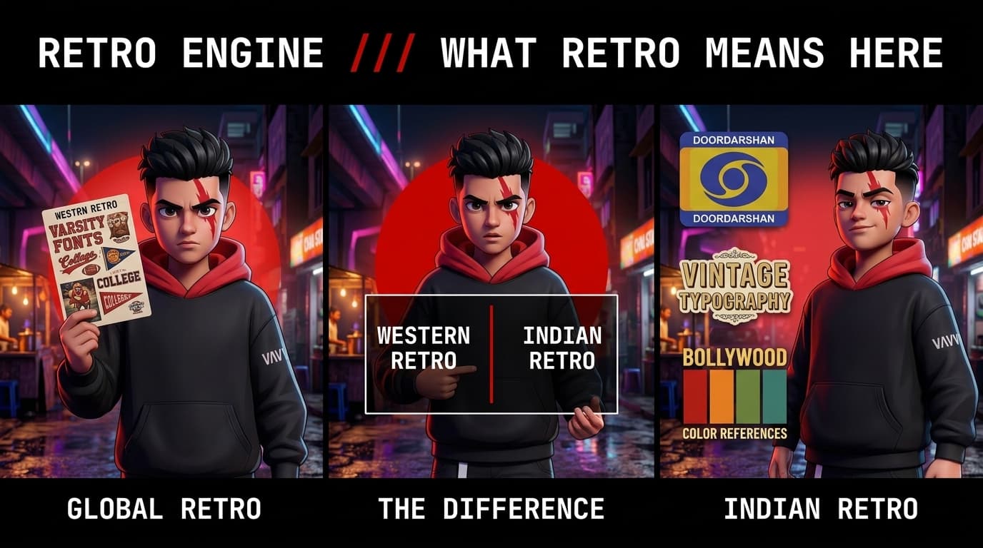 RETRO ENGINE Collection: What "Retro" Actually Means in Indian Streetwear