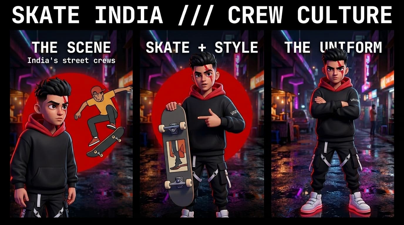 Skate Culture in India: How Local Crews Are Redefining Street Fashion