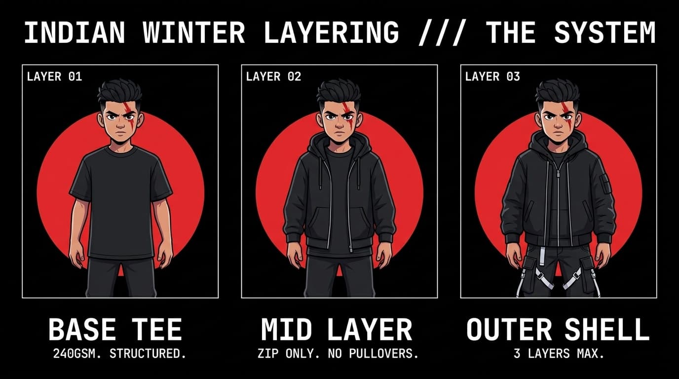 The Right Way to Layer Streetwear for Indian Winter