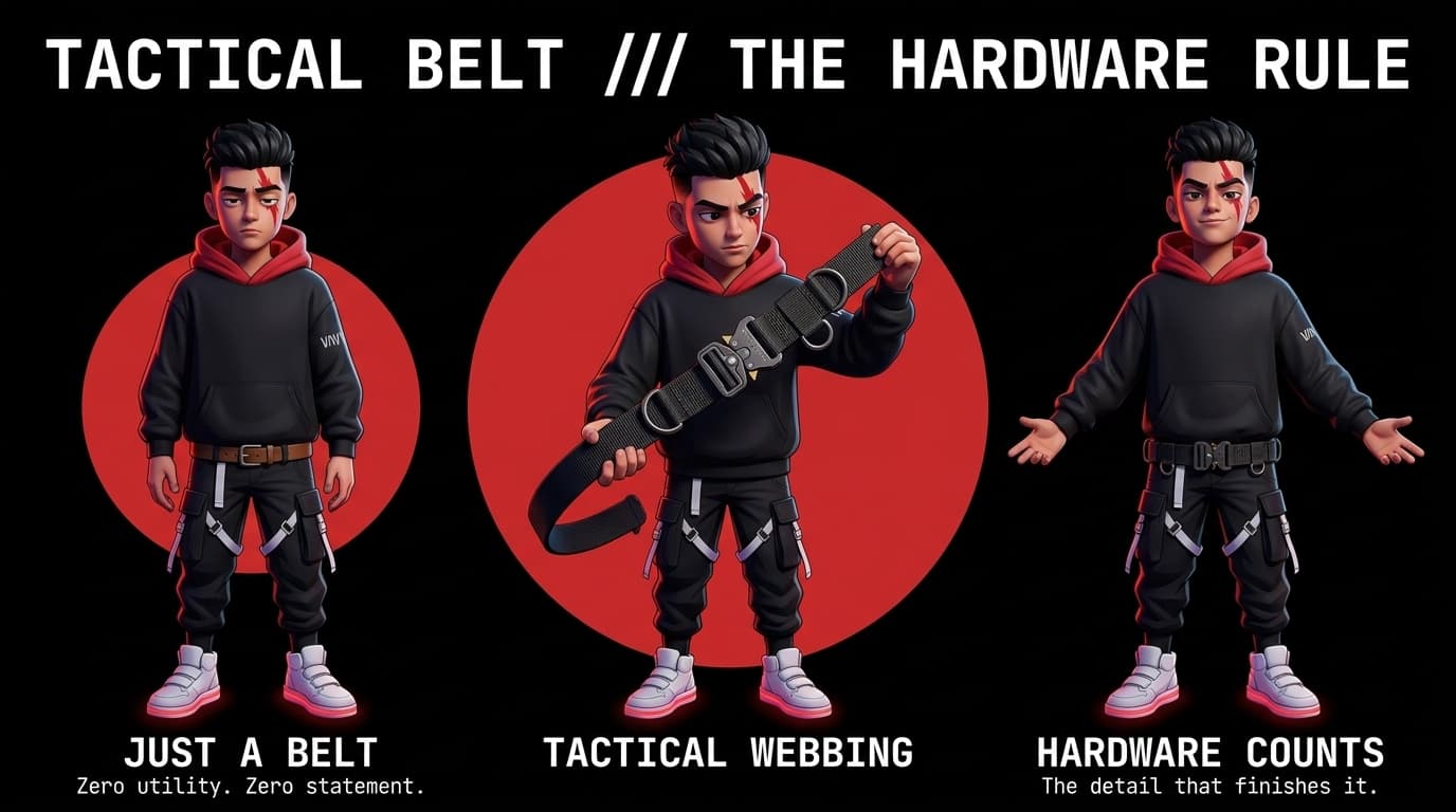 Streetwear Styling with Tactical Belts: Quick-Release Hardware and Webbing