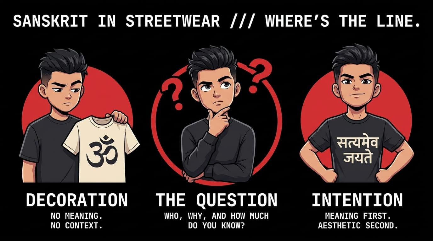 Vedic Math and Sanskrit in Streetwear: Culture or Clout?