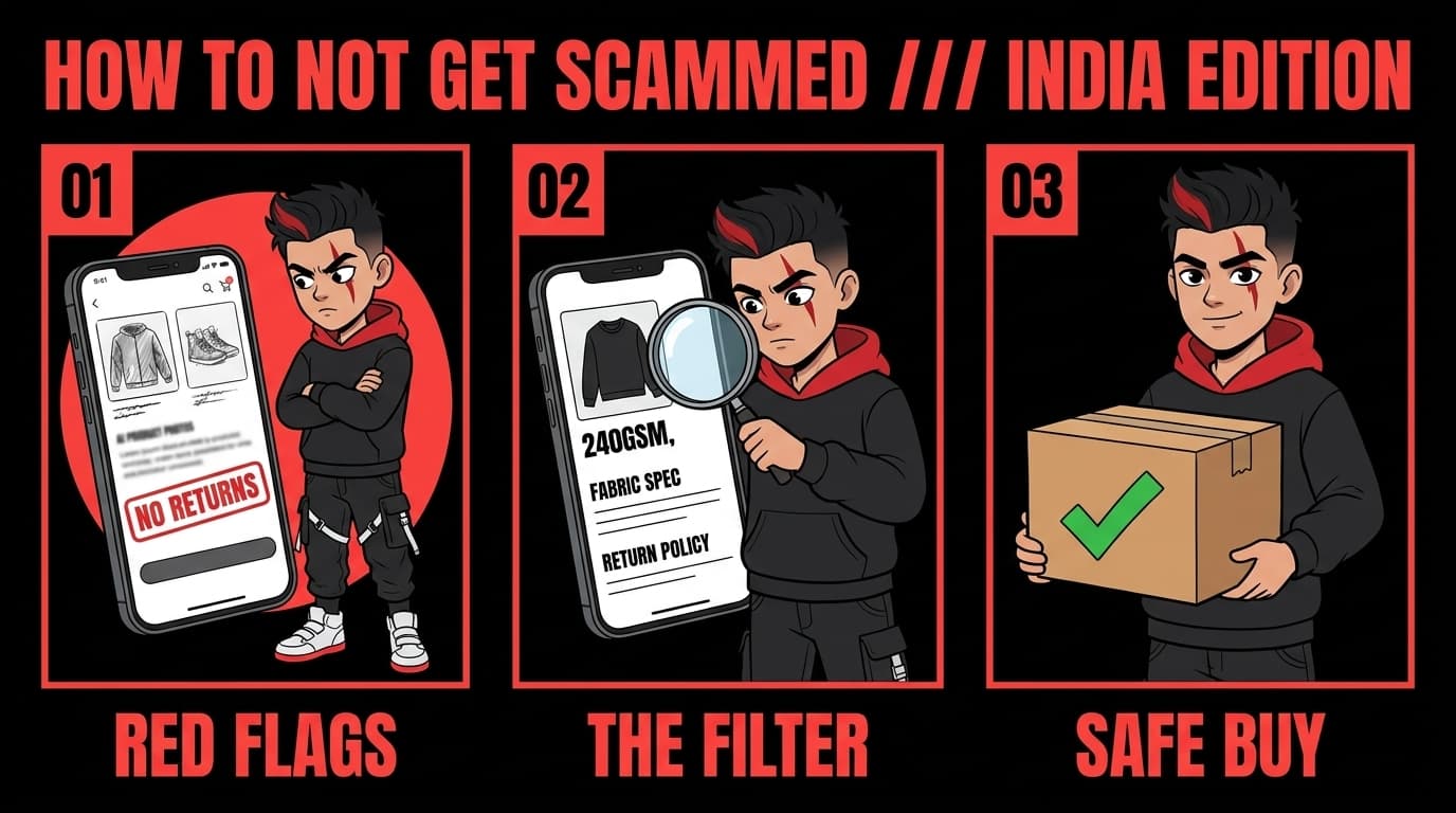 How to Buy Streetwear Online in India Without Getting Scammed