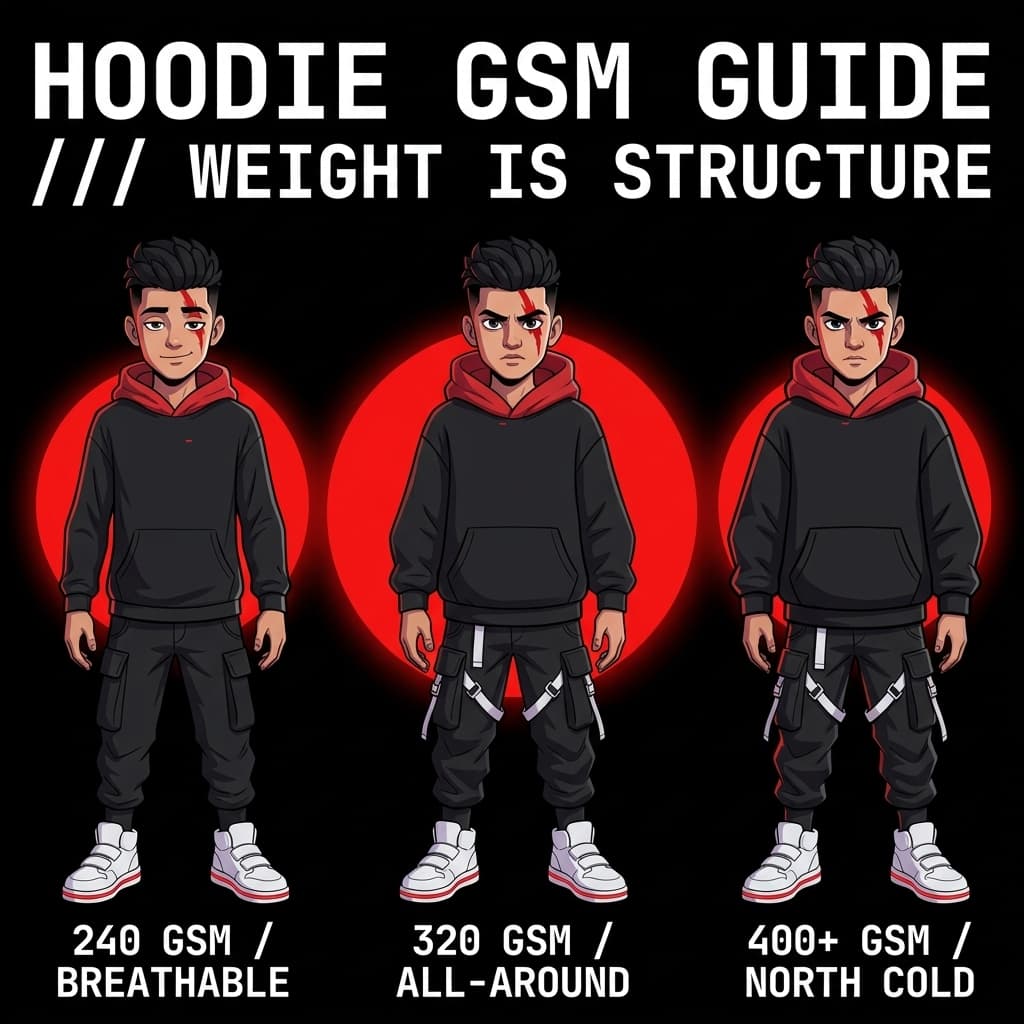 Hoodie GSM Guide for India — What Weight Should You Actually Buy?