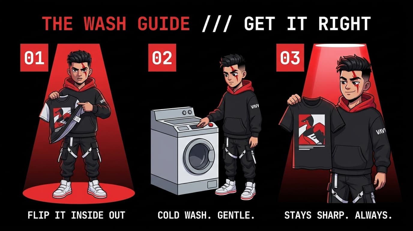 How to Wash Graphic Tees Without Destroying the Print