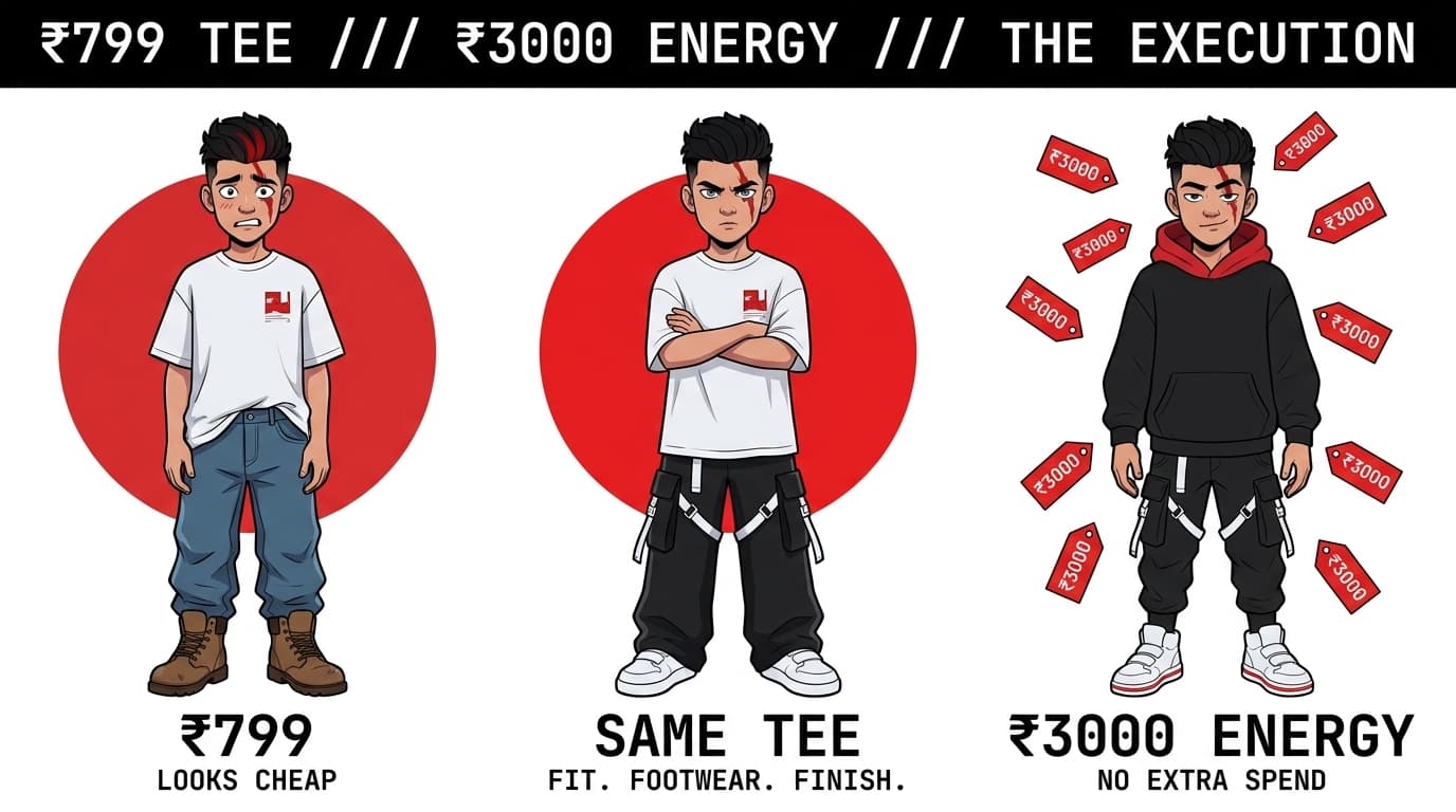 How to Make a ₹799 Graphic Tee Look Like a ₹3000 Outfit