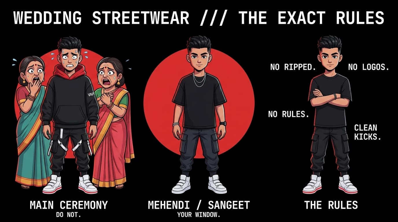 How to Wear Streetwear to an Indian Wedding Function and Get Away With It