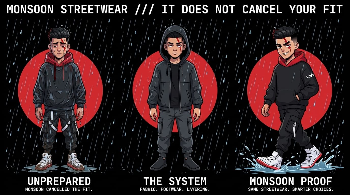 How to Dress in Streetwear for Indian Monsoon Season