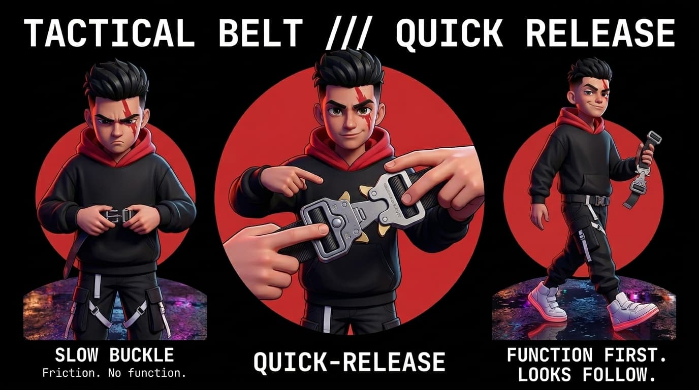 Industrial Belt Webbing: Quick-Release Buckles and Tactical Strap Layouts